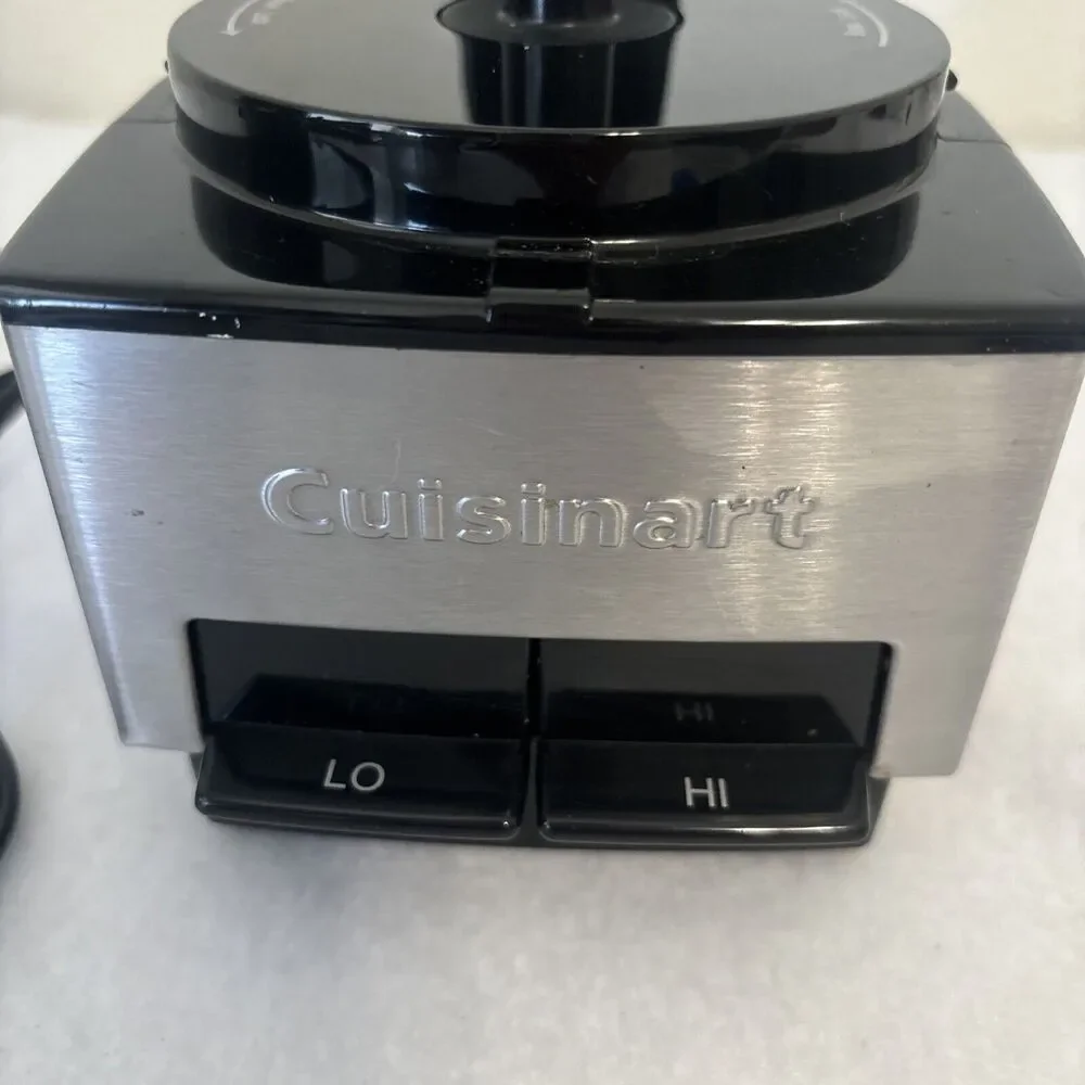 Cuisinart Mini-Prep 2.6 Cup Food Processor Black Stainless DLC-1SS Motor Only‎